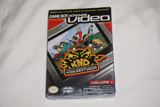 Codename Kids Next Door Vol 1 Video (Game Boy Advance GBA) NEW Sealed