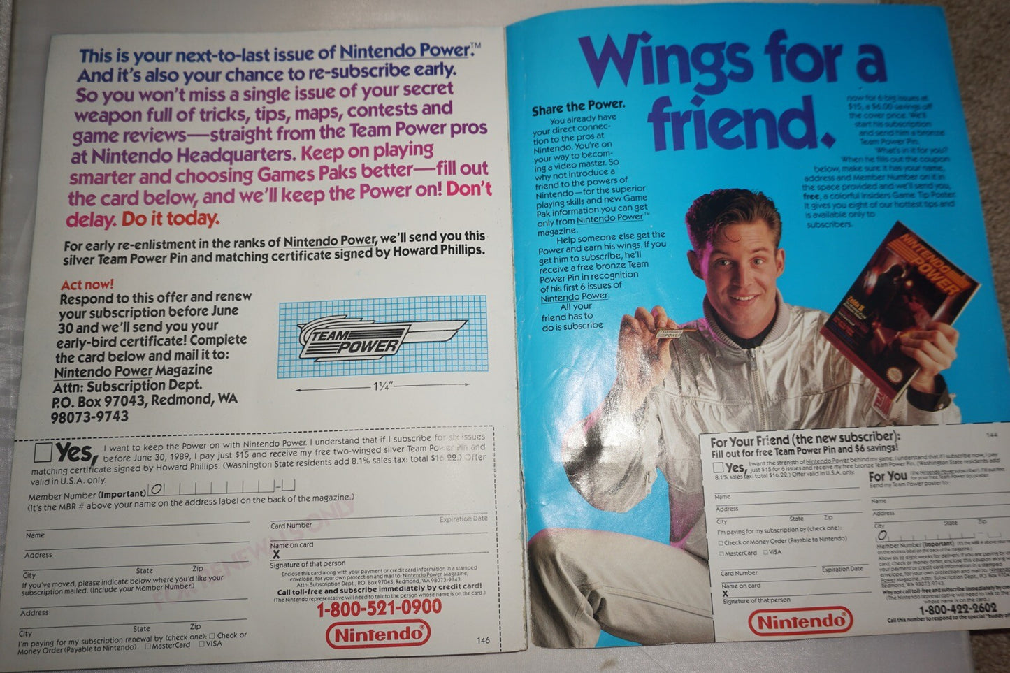 May/June 1989 TMNT Nintendo Power Magazine #2 Poster