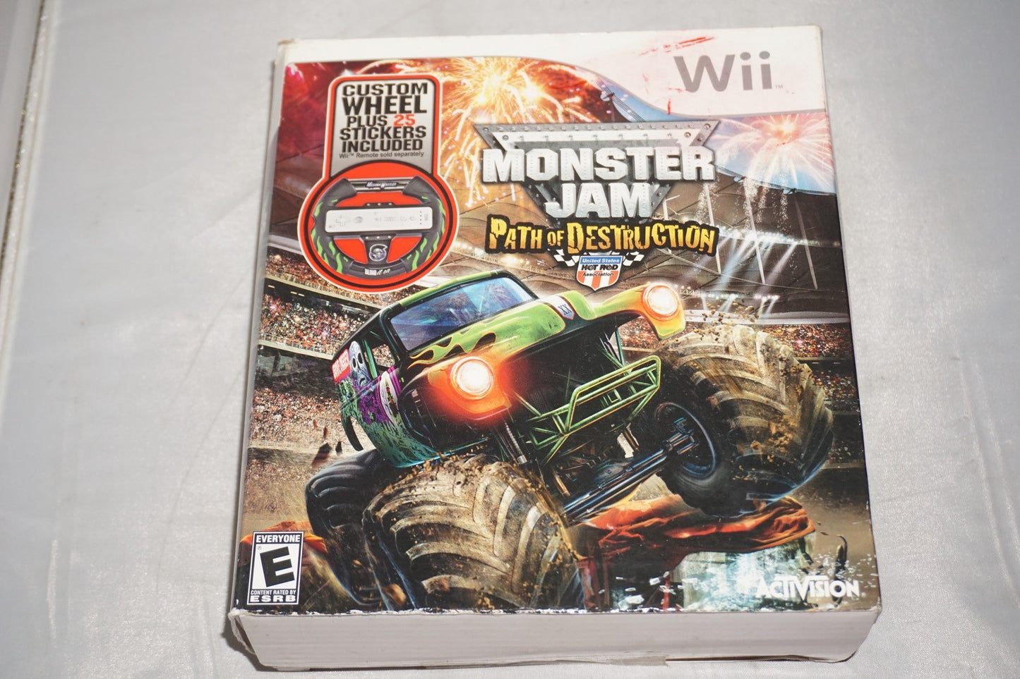 Monster Jam Path of Destruction (Nintendo Wii) Complete in Box CIB