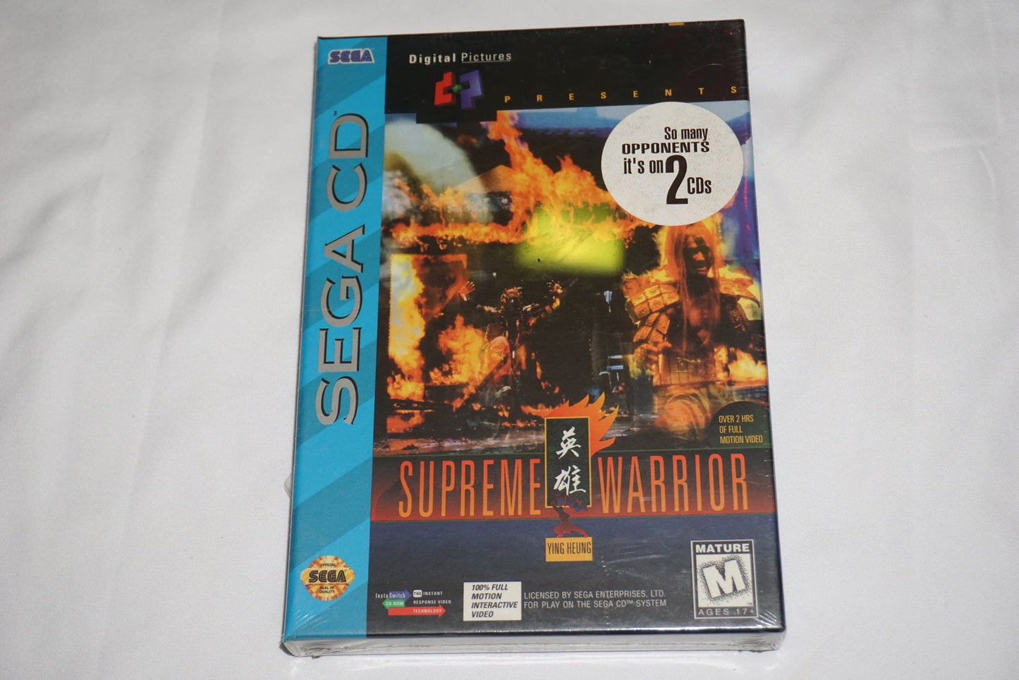Supreme Warrior (Sega CD) NEW Sealed