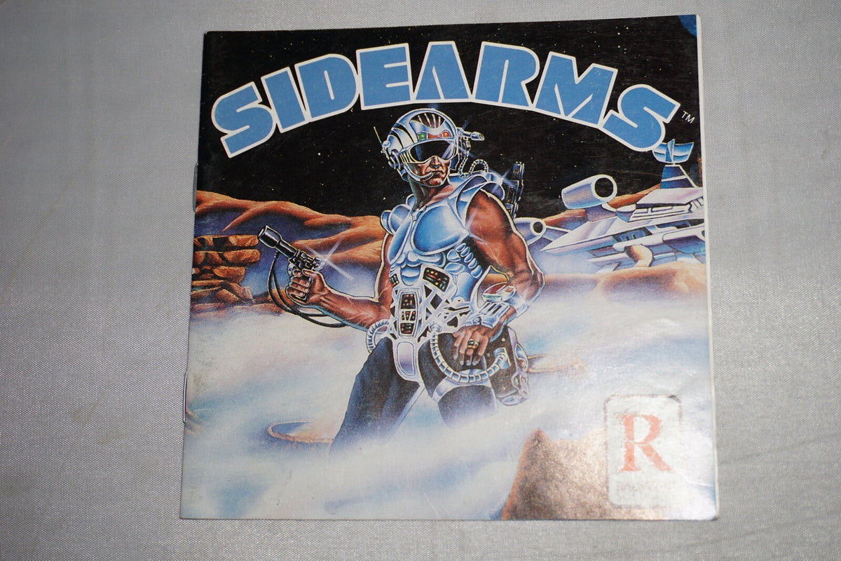 Sidearms (Turbo Grafx 16 Turbografx tg16) Manual ONLY NO GAME
