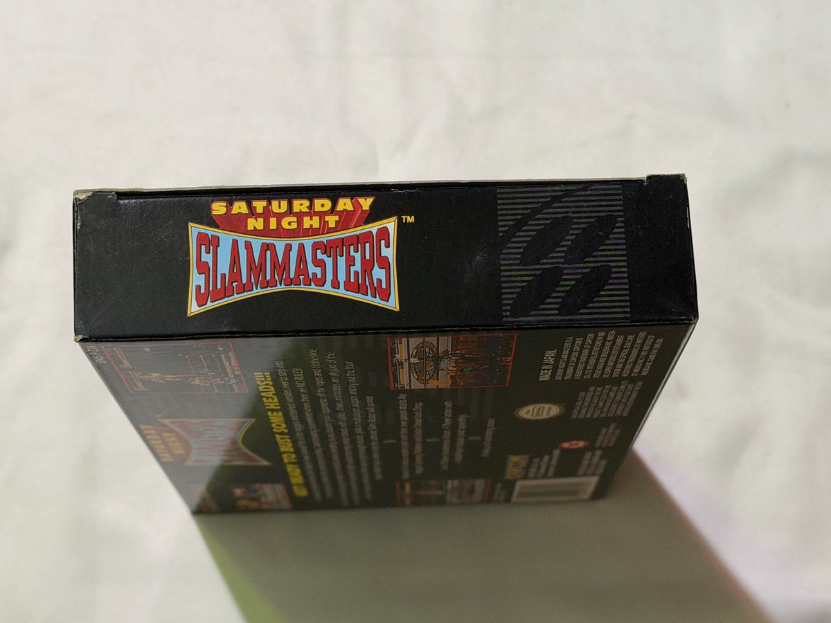 Saturday Night Slam Masters (Super Nintendo SNES) Complete in Box CIB