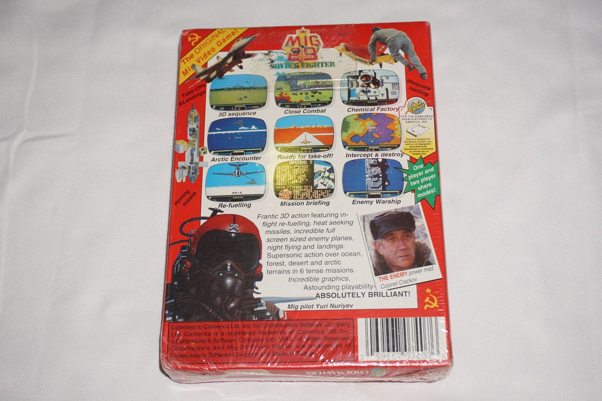 Mig 29 (Nintendo NES) NEW Sealed