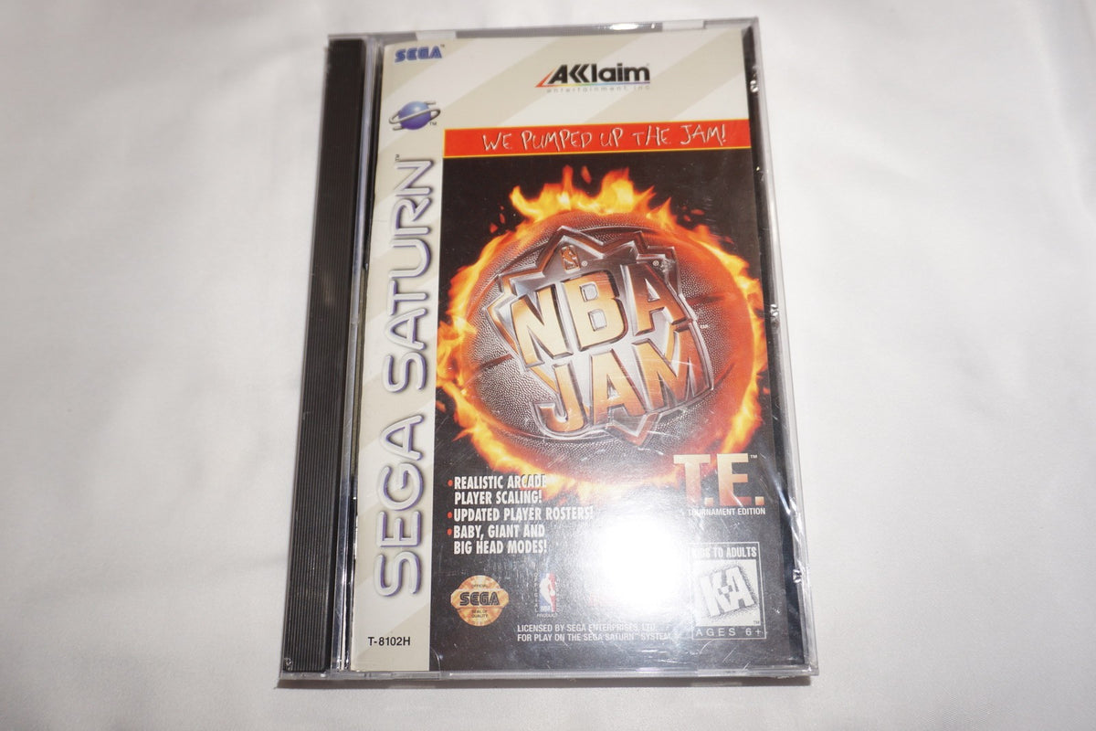 NBA Jam Tournament Edition T.E TE (Sega Saturn) NEW Sealed