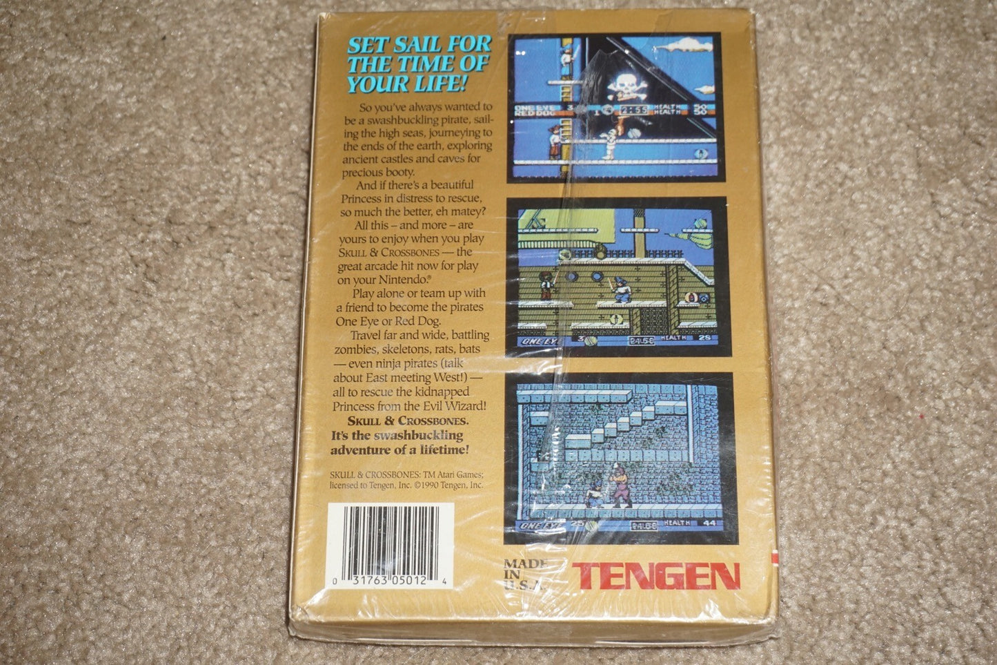 Skull & Crossbones (Nintendo NES) NEW Factory Sealed