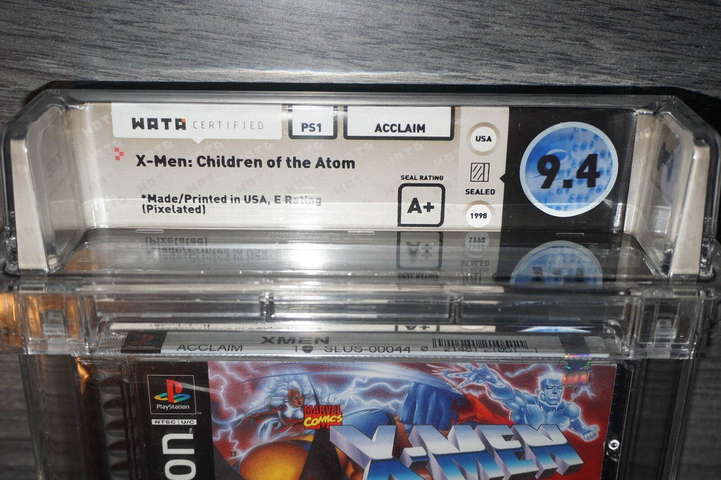 X Men Children Of The Atom (Playstation 1 ps1) WATA 9.4 A+ NEW Factory Sealed