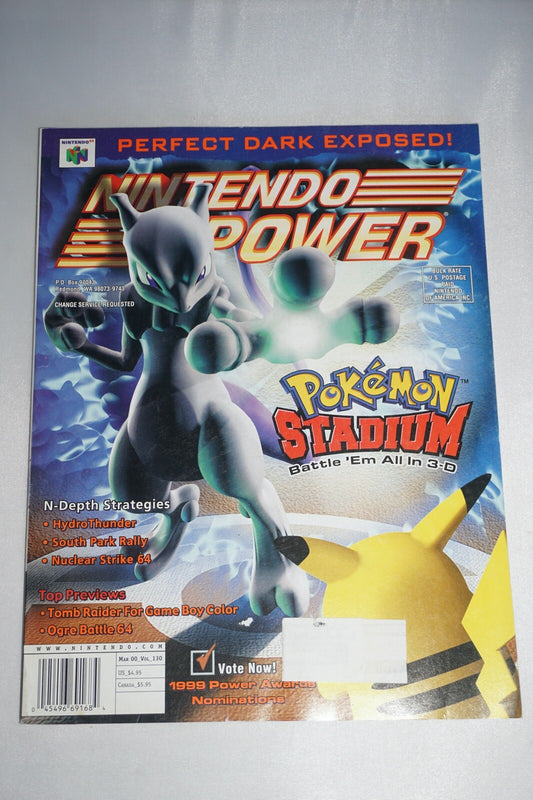 Nintendo Power Vol 130 Pokemon Stadium Magazine #2 Poster Comic NM
