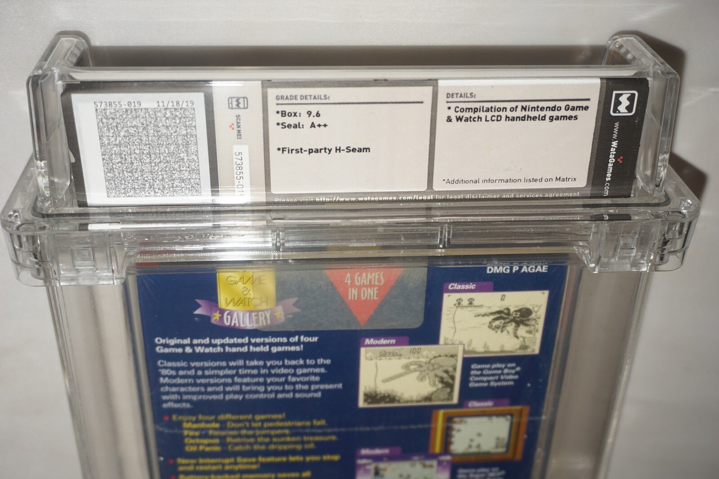 Game & Watch Gallery (Nintendo Gameboy Game Boy) NEW Sealed WATA 9.6 A++