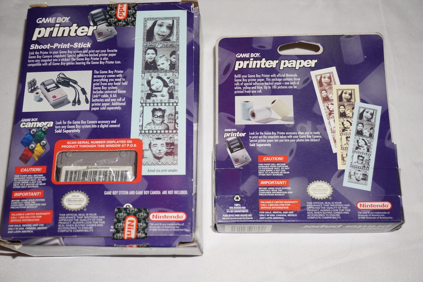 Printer (Nintendo Game Boy Gameboy) Complete in Box w/ Paper CIB