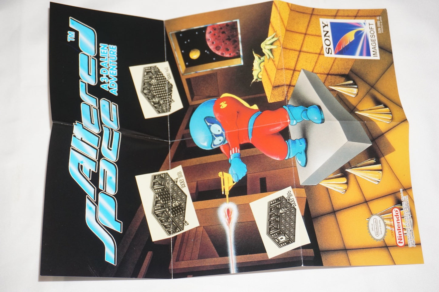 Altered Space (Nintendo Game Boy) Complete in Box w/ Reg Poster CIB