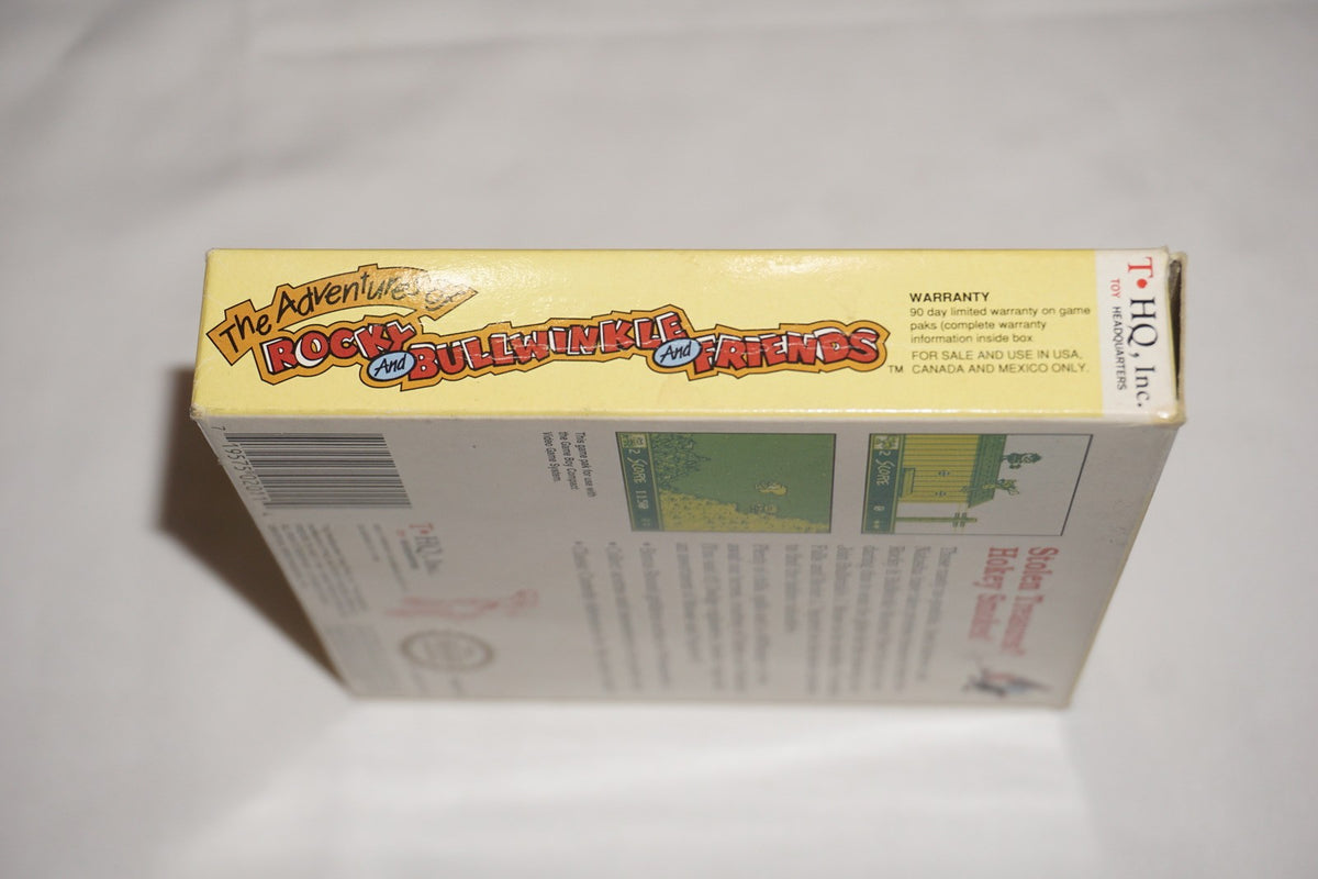 Adventures of Rocky & Bullwinkle (Nintendo Game Boy) Complete in Box CIB