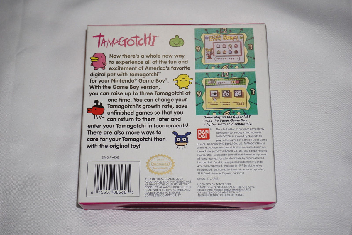 Tamagotchi (Nintendo Game Boy Gameboy) Complete in Box CIB