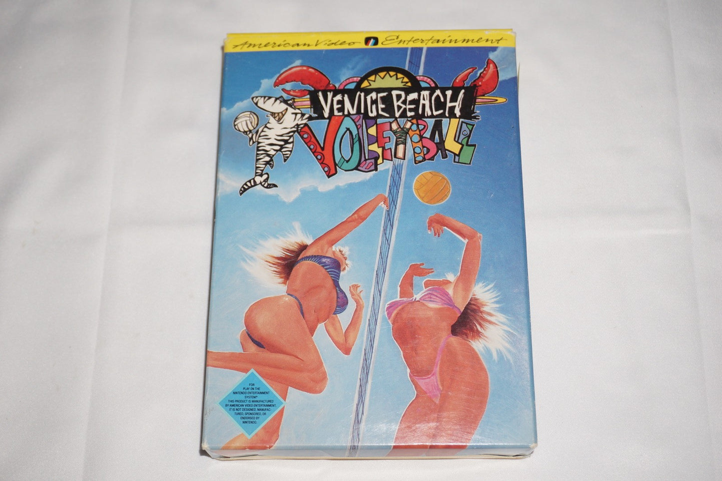 Venice Beach Volleyball (Nintendo NES) Complete in Box CIB