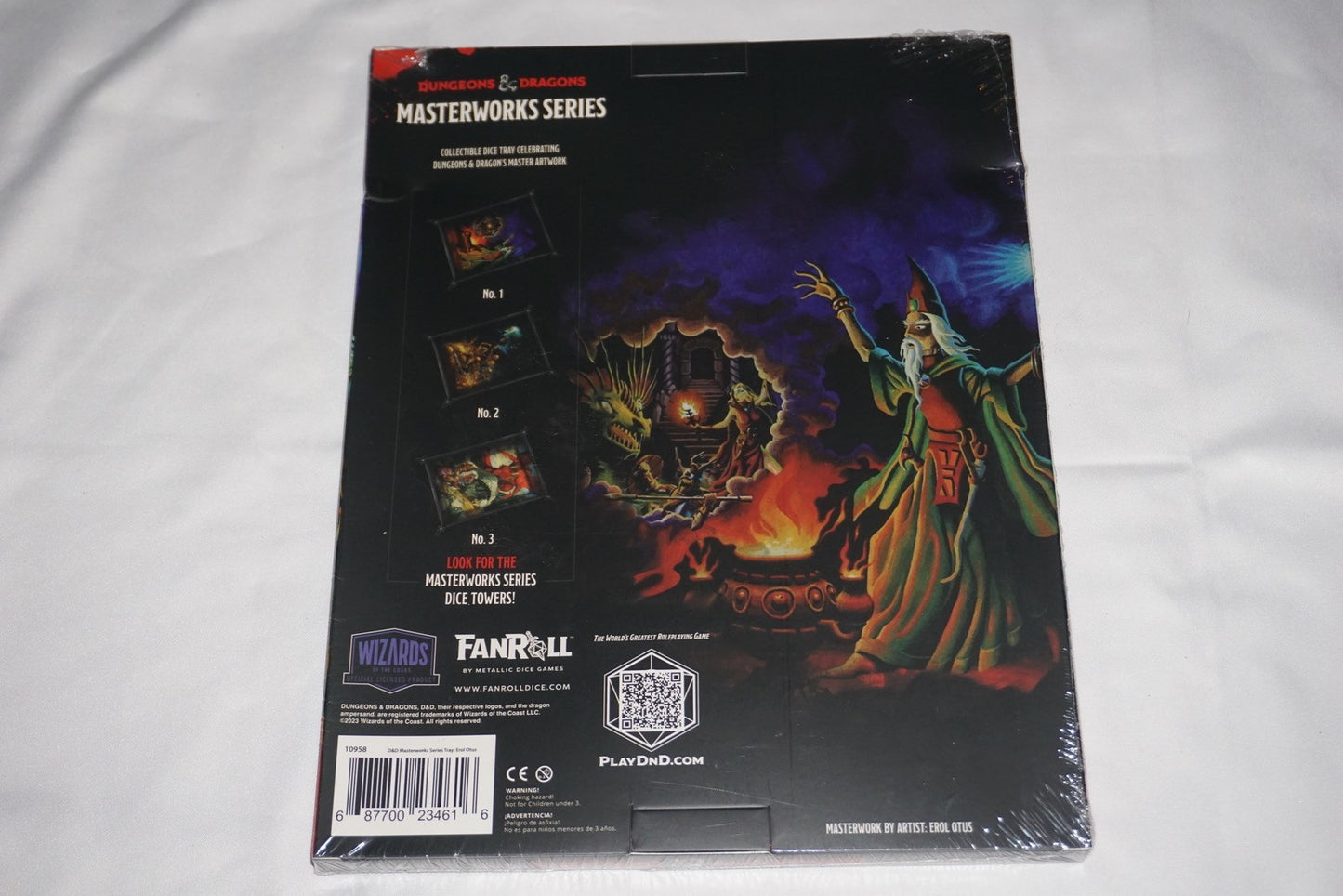 Masterworks Series Dice Tray 01 Erol Otus Dungeons & Dragons D&D NEW