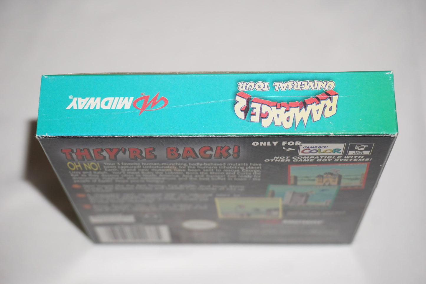 Rampage 2 (Nintendo Game Boy Color Gameboy) Complete CIB
