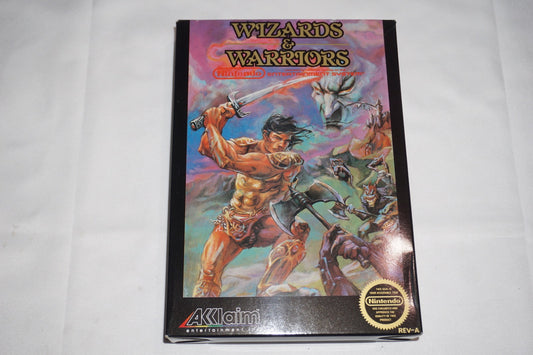 Wizards & Warriors 1 (Nintendo NES) Complete in Box CIB