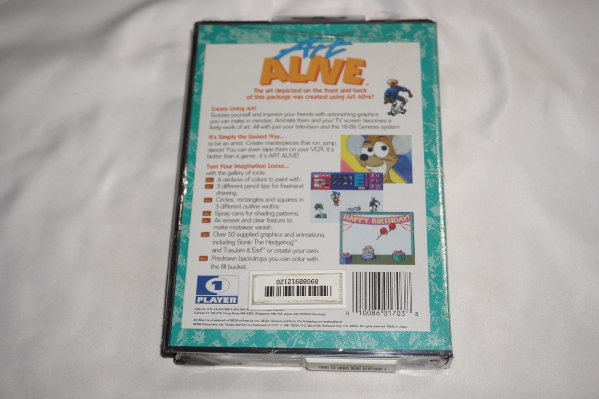 Art Alive (Sega Genesis) NEW Sealed