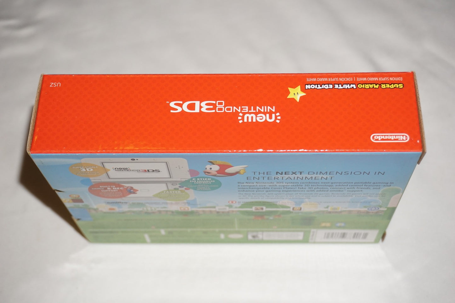 Super Mario White Edition Nintendo New 3ds Console System NEW in Box