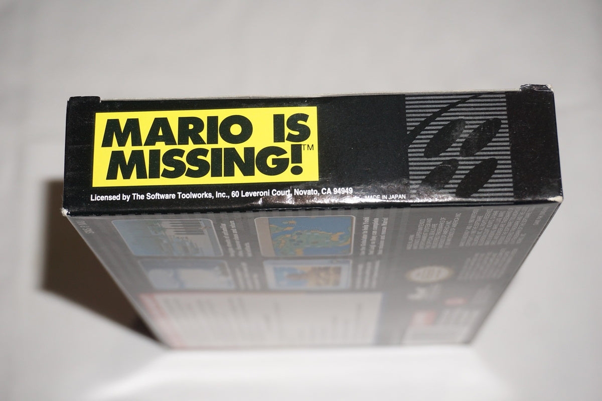 Mario is Missing (Super Nintendo SNES) Complete in Box CIB
