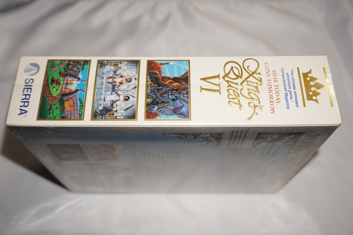 King's Quest VI 6 (PC MS Dos 3.5") NEW Sealed w/ Sleeve