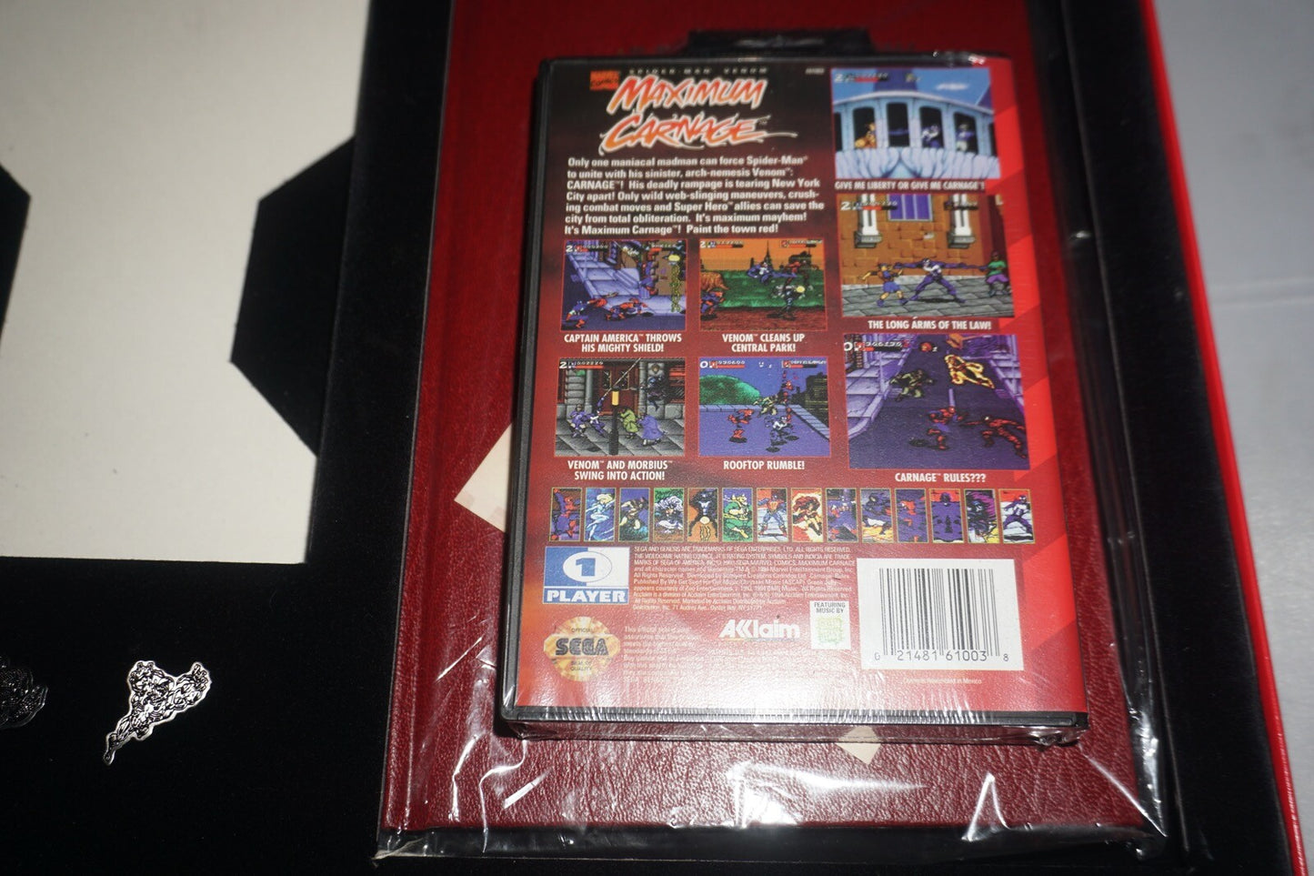 Maximum Carnage QVC Collector's Edition (Sega Genesis) NEW Sealed