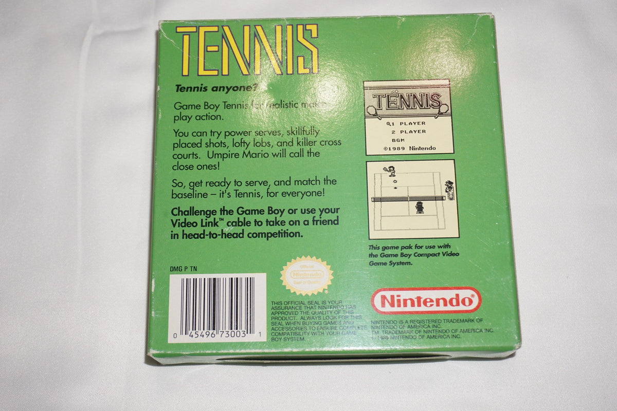 Tennis (Nintendo Game Boy Gameboy) Complete in Box CIB