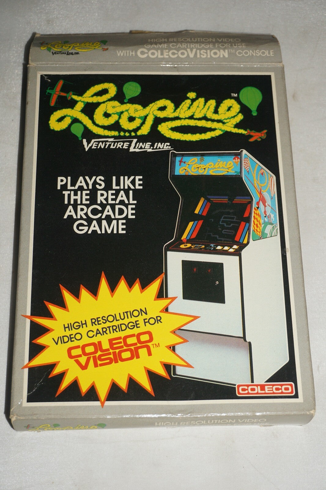 Looping (Colecovision) Complete In Box w/ Reg #1
