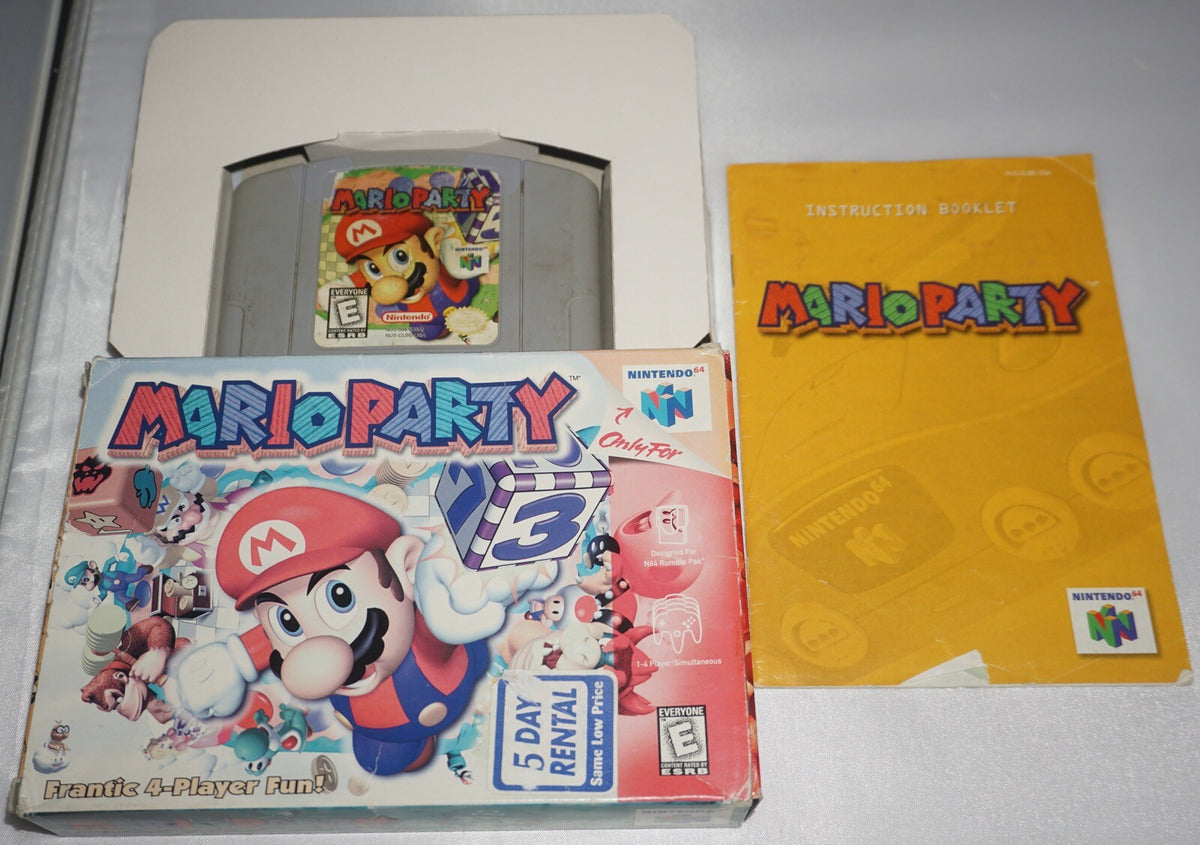 Mario Party 1 (Nintendo 64 N64) Complete in Box CIB