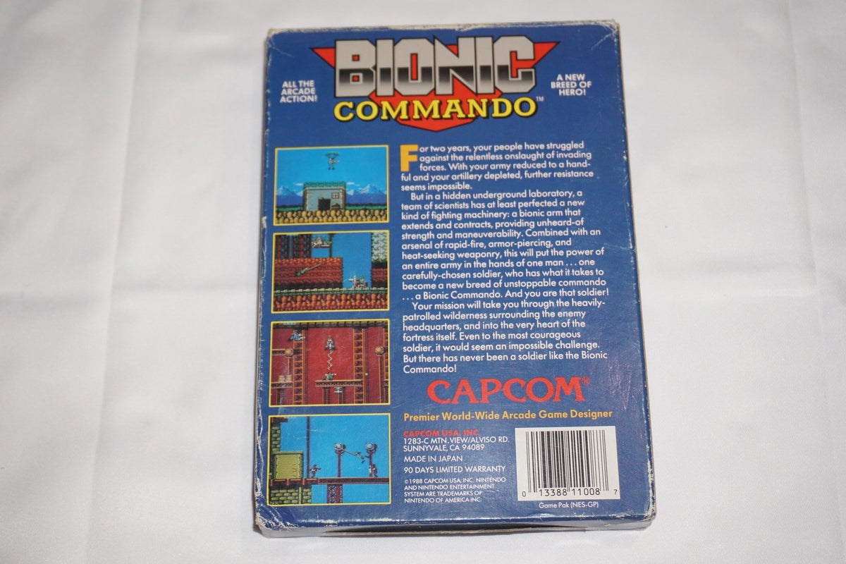 Bionic Commando (Nintendo NES) Complete in Box CIB
