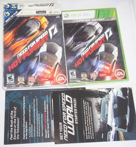 Need for Speed: Hot Pursuit (Xbox 360) NEW Sealed 3 Ways to Play w/ Box Variant