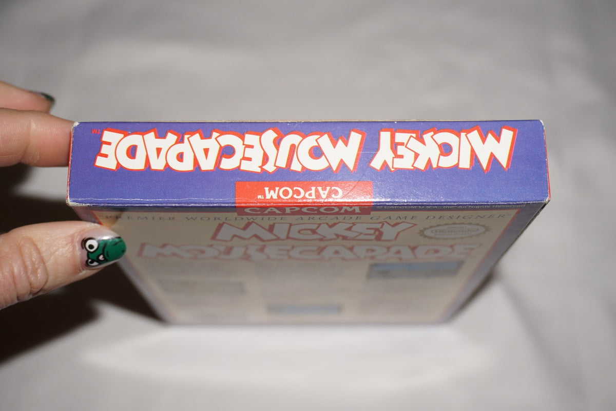Mickey’s Mousecapade (Nintendo NES) Complete in Box w/ Reg CIB Misprint