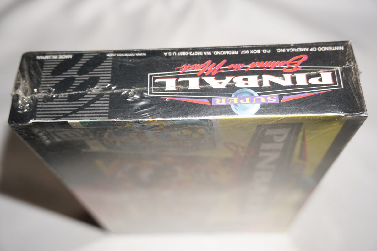 Super Pinball: Behind the Mask (Super Nintendo SNES) NEW Sealed