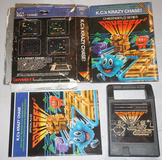 K.C's Krazy Chase (Magnavox Odyssey 2) Complete In Box