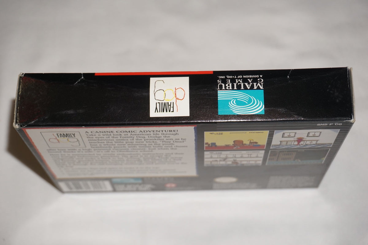 Family Dog (Super Nintendo SNES) Complete in Box CIB