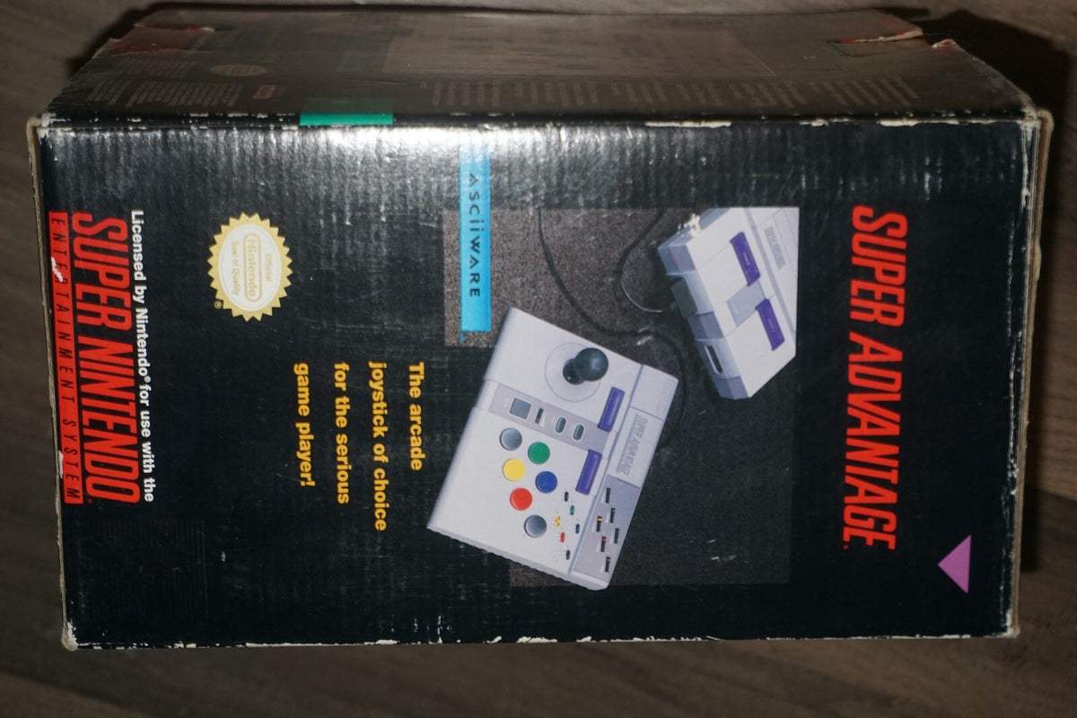 Super Advantage Arcade Stick Controller (Super Nintendo SNES) Complete CIB