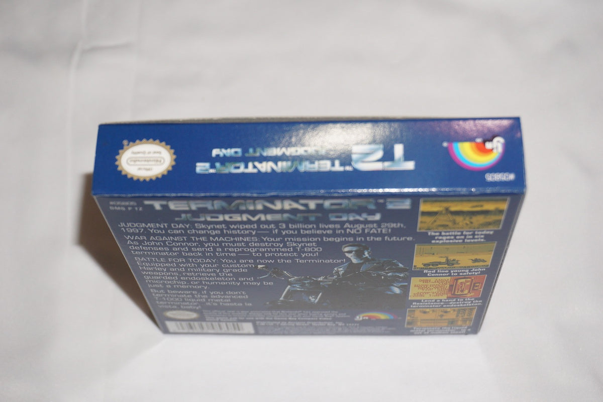 T2 Judgment Day Terminator 2 (Game Boy Gameboy) Complete in Box w/ Reg CIB