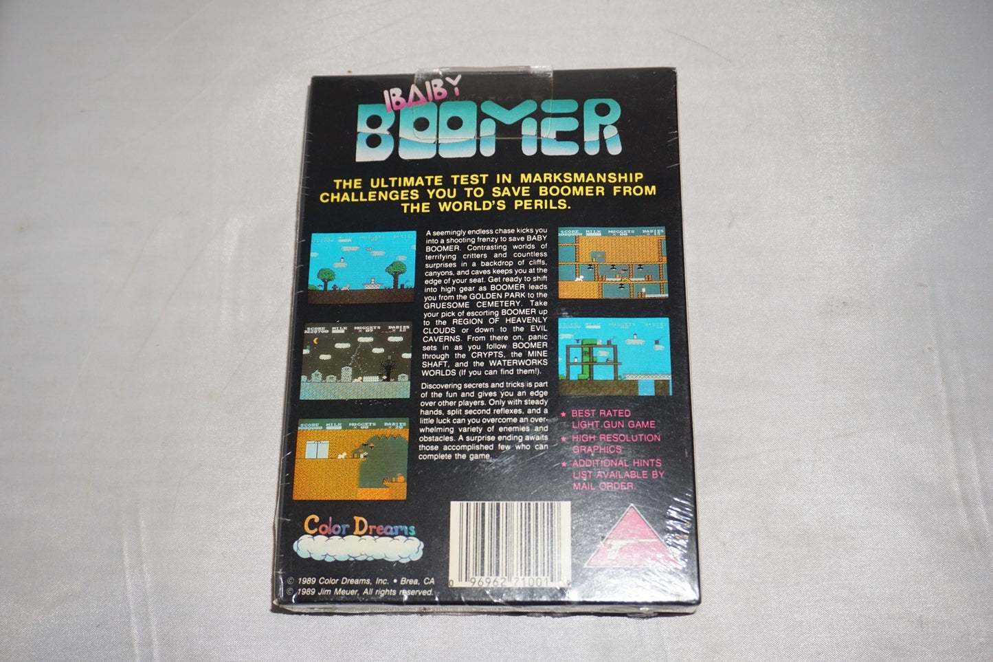 Baby Boomer (Nintendo NES) NEW Sealed