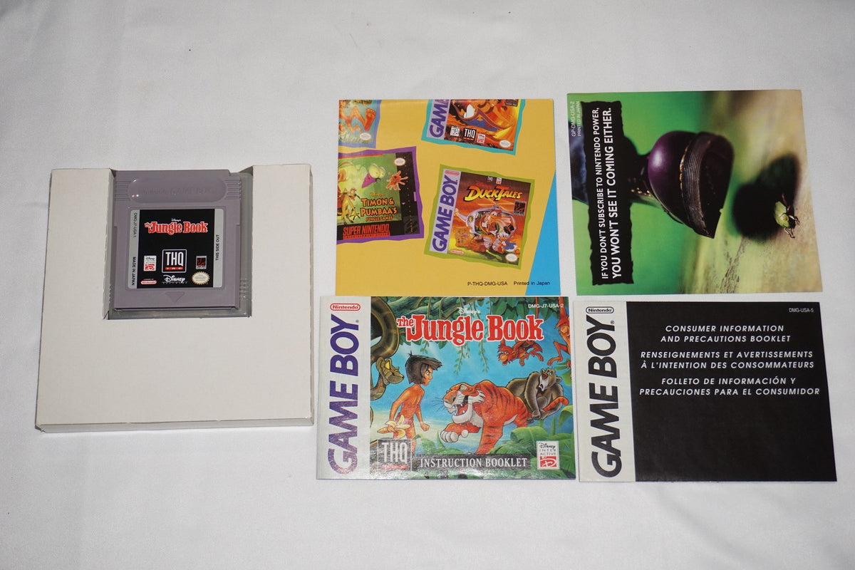 Jungle Book (Nintendo Game Boy Gameboy) Complete in Box CIB