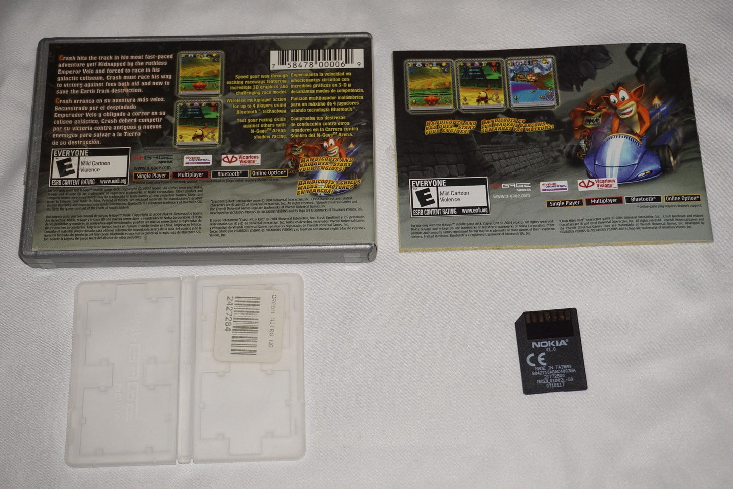 Crash Nitro Kart (Nokia N Gage) Complete