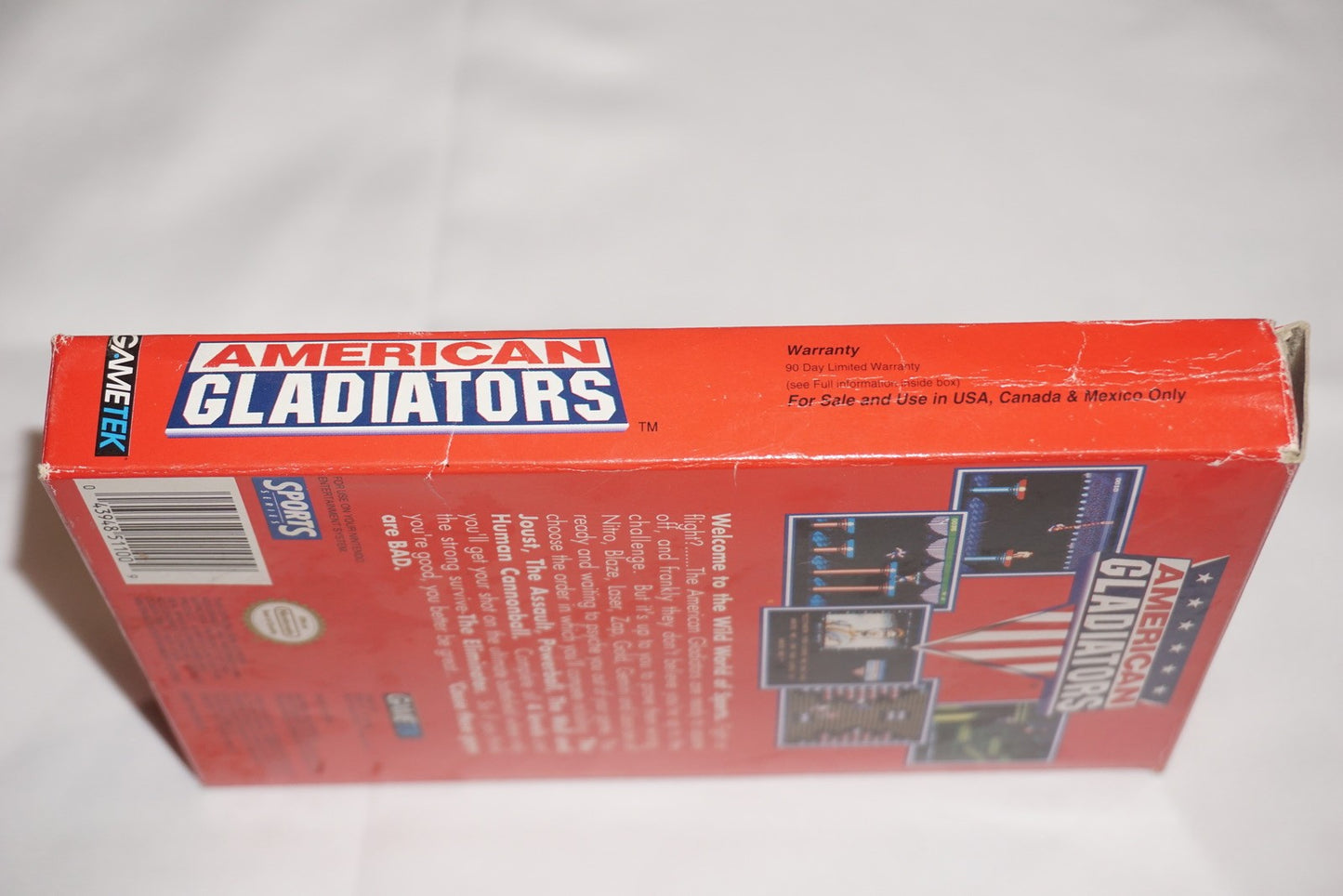 American Gladiators (Nintendo NES) Complete in Box CIB
