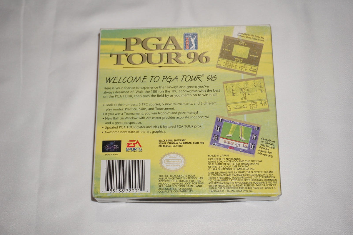 PGA Tour 96 (Nintendo Game Boy Gameboy) Complete in Box w/ Reg CIB