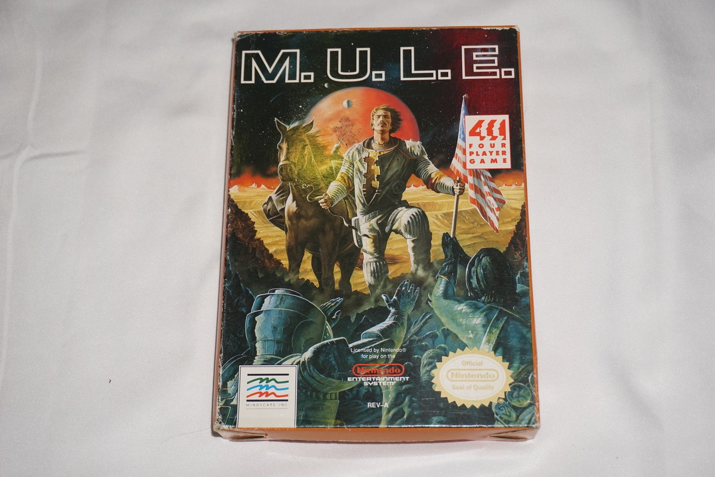 M.U.L.E Mule (Nintendo NES) Complete in Box CIB