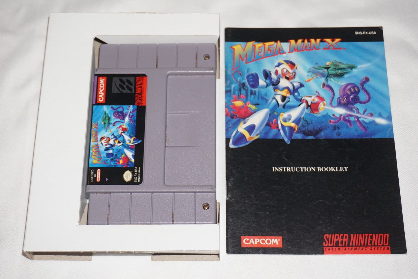 Mega Man X MIJ Made in Japan (Super Nintendo SNES) Complete in Box CIB