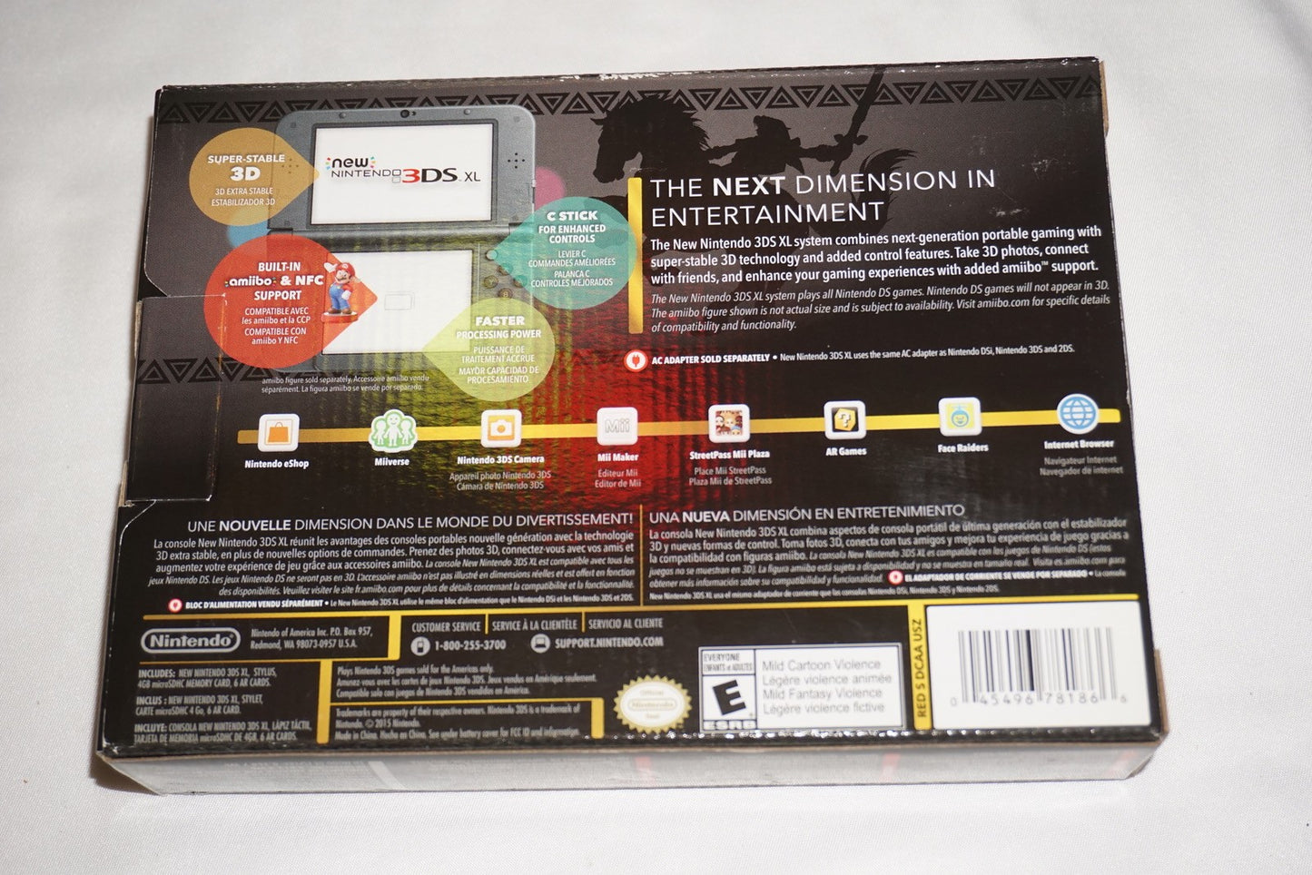 Hyrule Edition Gold/Black Nintendo New 3ds XL Console System NEW in Box Zelda