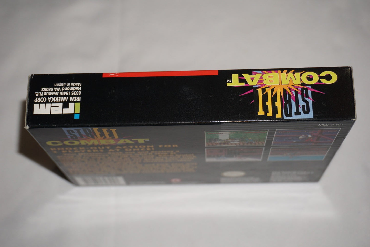 Street Combat (Super Nintendo SNES) Complete in Box CIB
