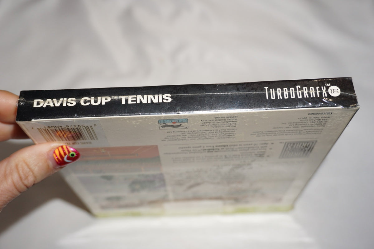 Davis Cup Tennis (TurboGrafx 16 tg16 Turbo Grafx) NEW Sealed in Box