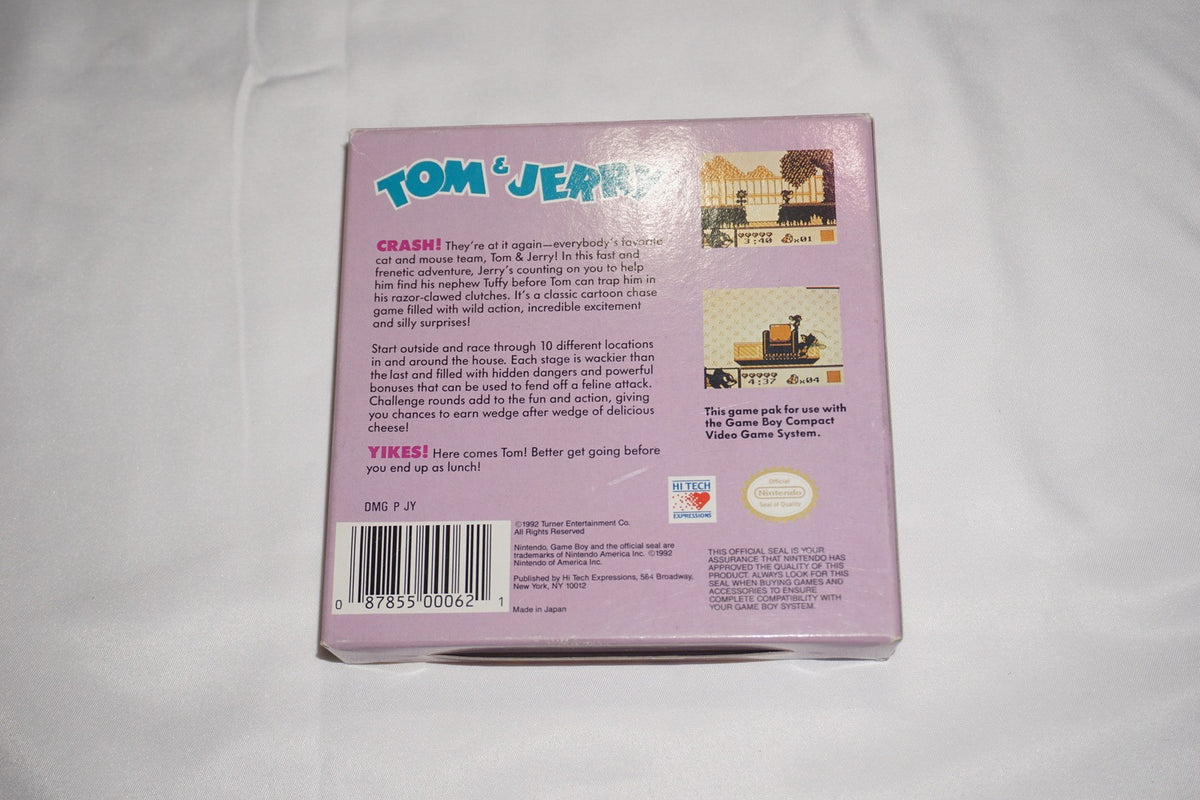 Tom & Jerry (Nintendo Game Boy Gameboy) Complete in Box CIB