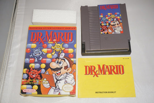 Dr Mario (Nintendo NES) Complete in Box CIB Near Mint #1