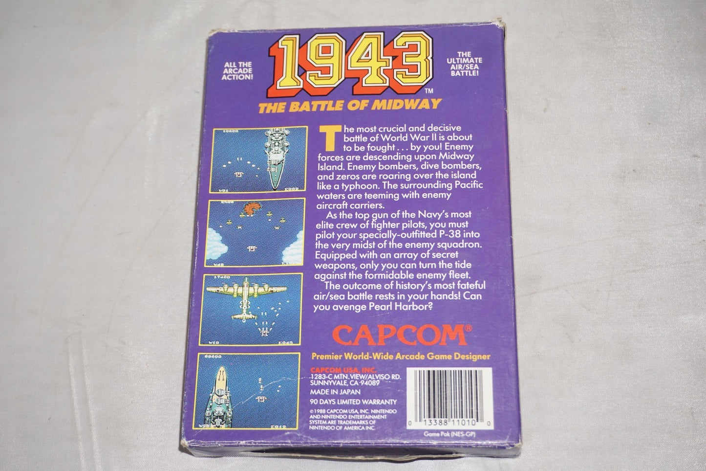 1943: The Battle of Midway (Nintendo NES) Complete in Box CIB