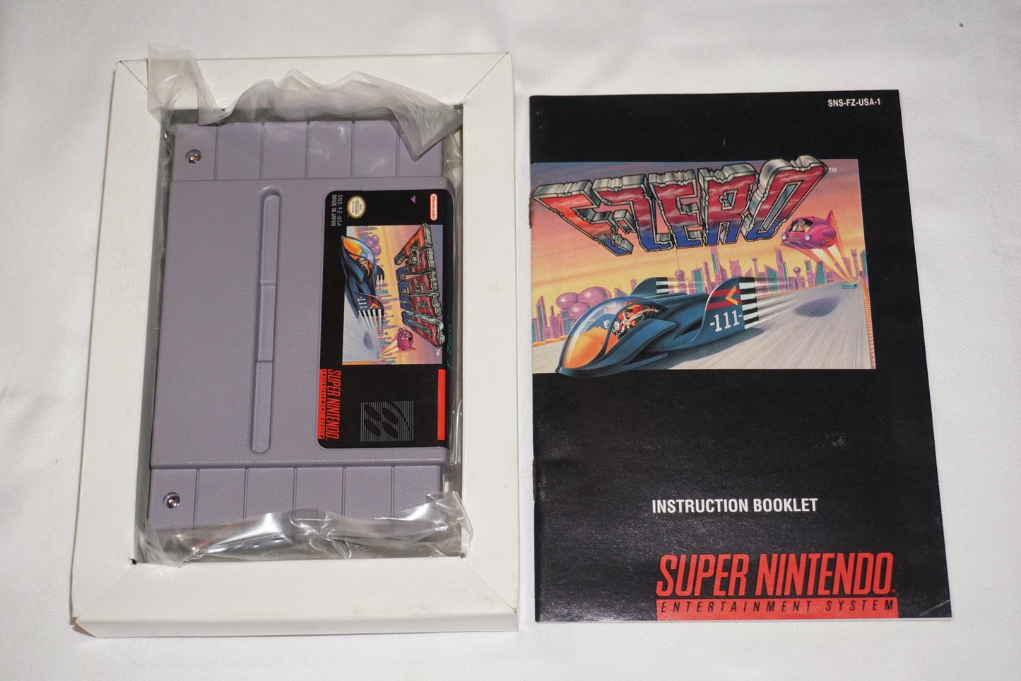 F Zero (Super Nintendo SNES) Complete in Box CIB
